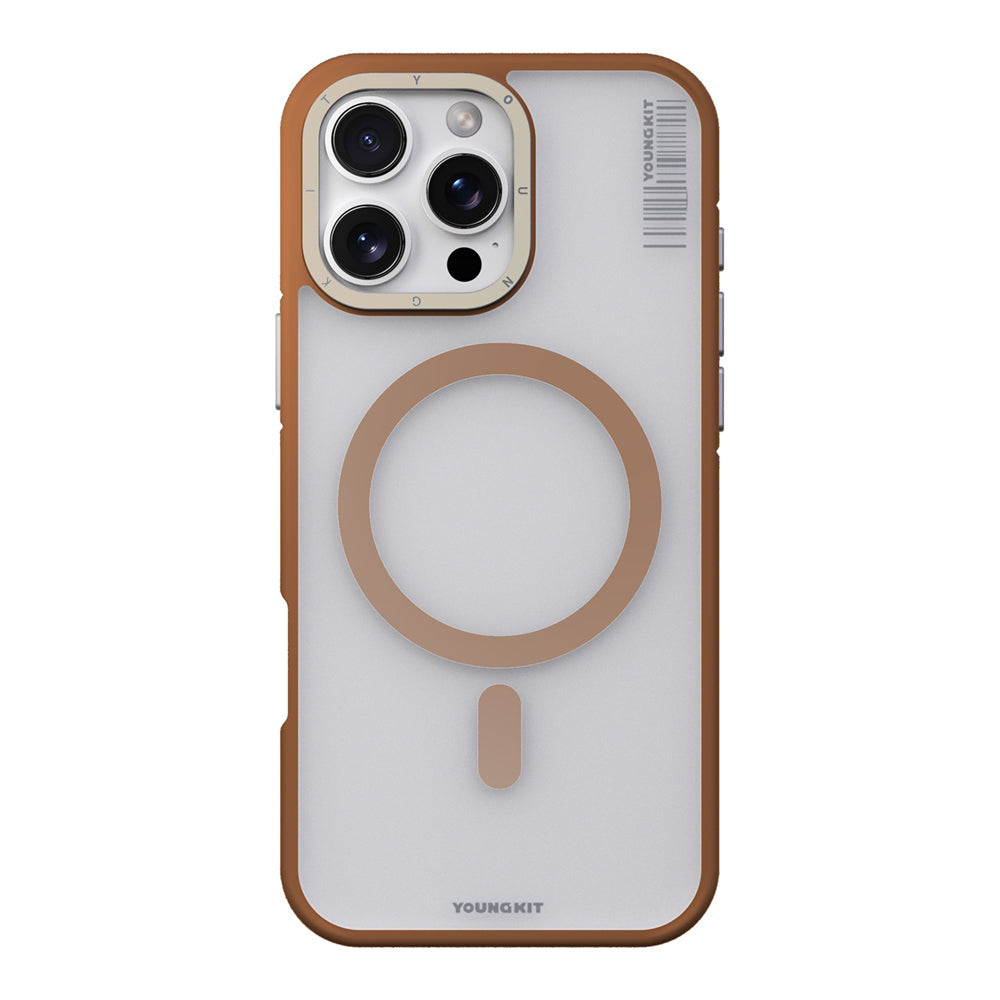 YOUNGKİT Rock Sand Serisi iPhone 16 Pro Max Gold Kılıf