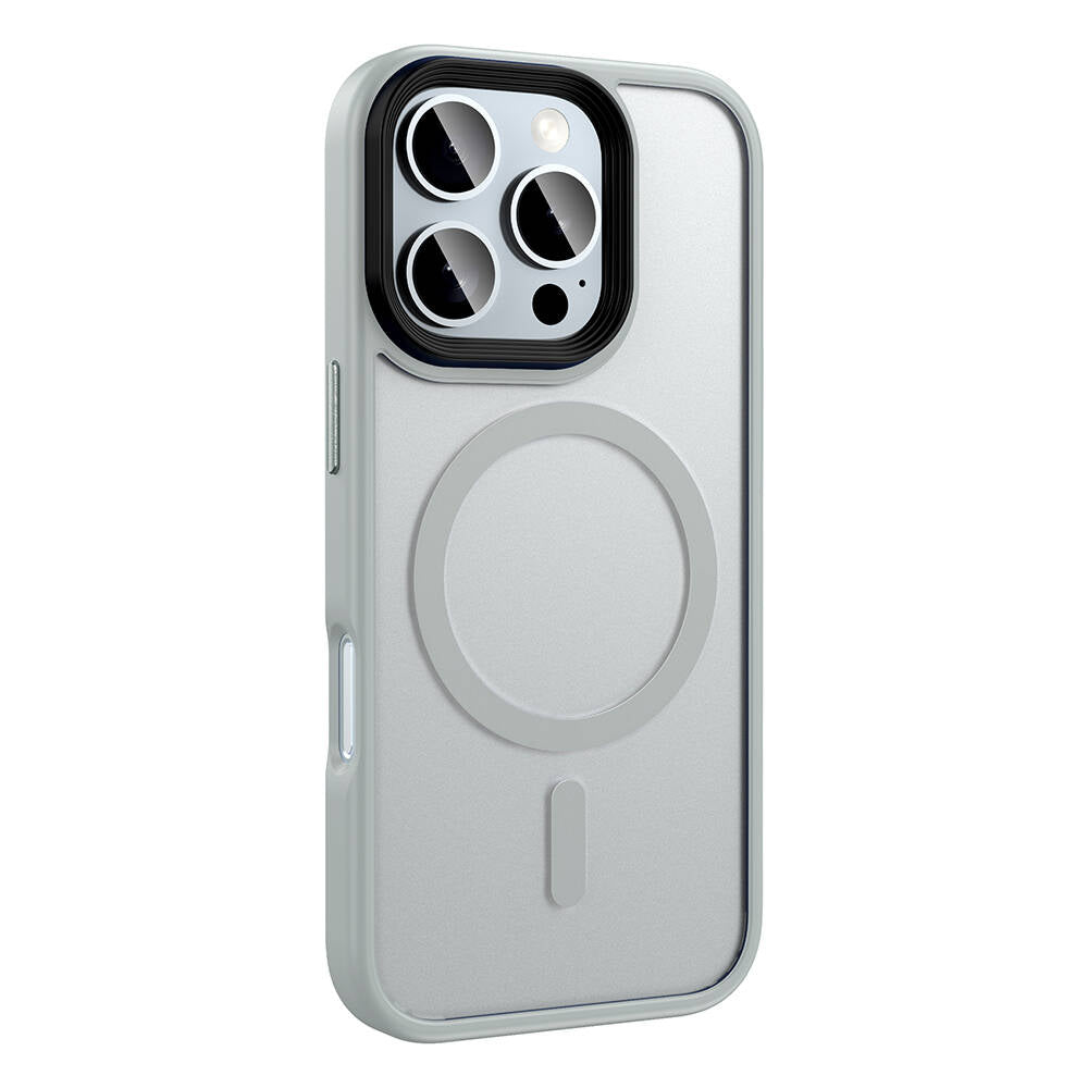 Zore Flet Magsafe Serisi iPhone Naturel Titanyum Kapak - enzaksesuar