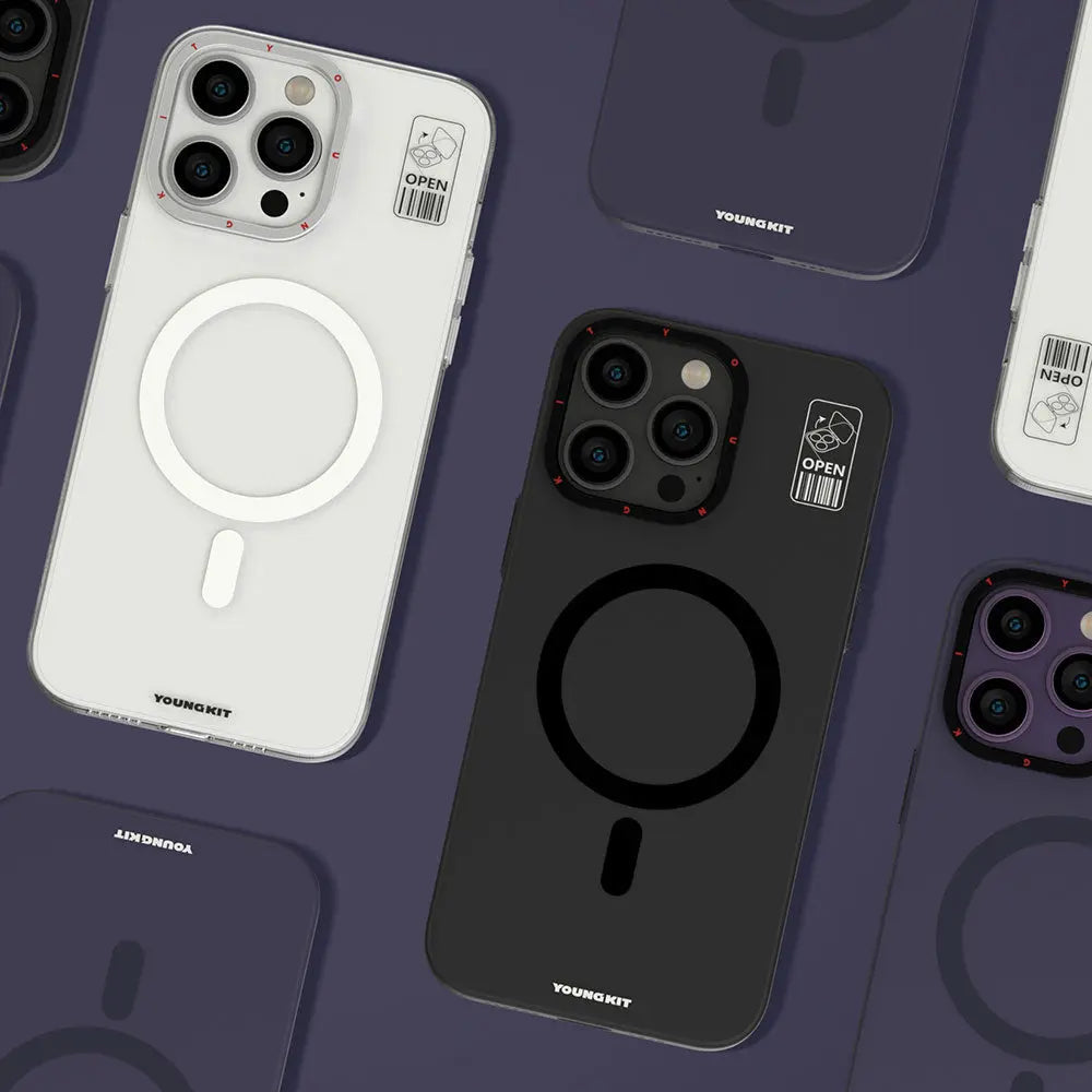 Youngkit Standlı Hermit Bracket Serisi iPhone Şeffaf Kapak - enzaksesuar