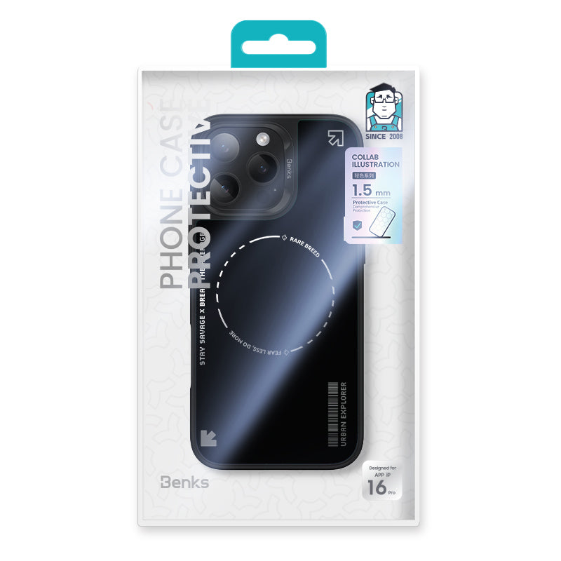 BENKS iPhone 16 Pro Magsafe Şarj Özellikli Benks Dynamic Basis Siyah Kılıf