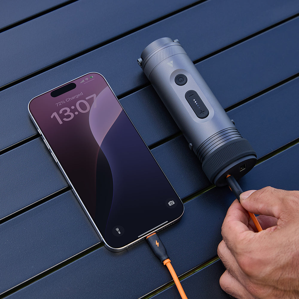 Aecooly OK01 11 in 1 Modüler Kamp Seti Fener Kompresör Powerbank Alarm Modu vb. Siyah