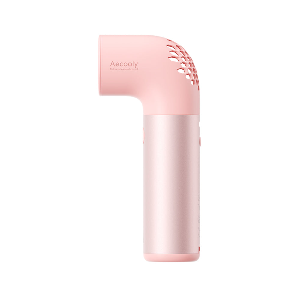 Aecooly PH01 Aero Pro Serisi Dijital LED Göstergeli Portatif Soğutucu El Fanı Pembe