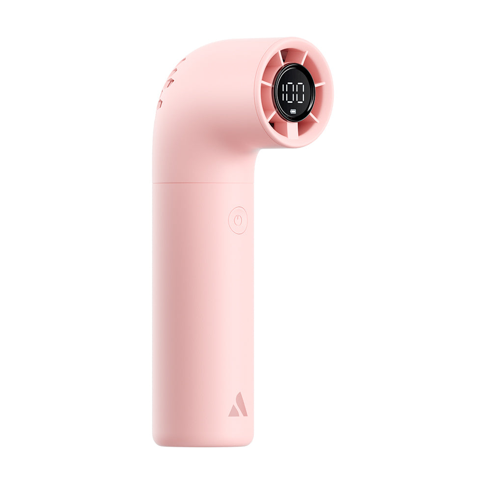 Aecooly PH02-A Aero Serisi Dijital LED Göstergeli Portatif Soğutucu El Fanı Pembe