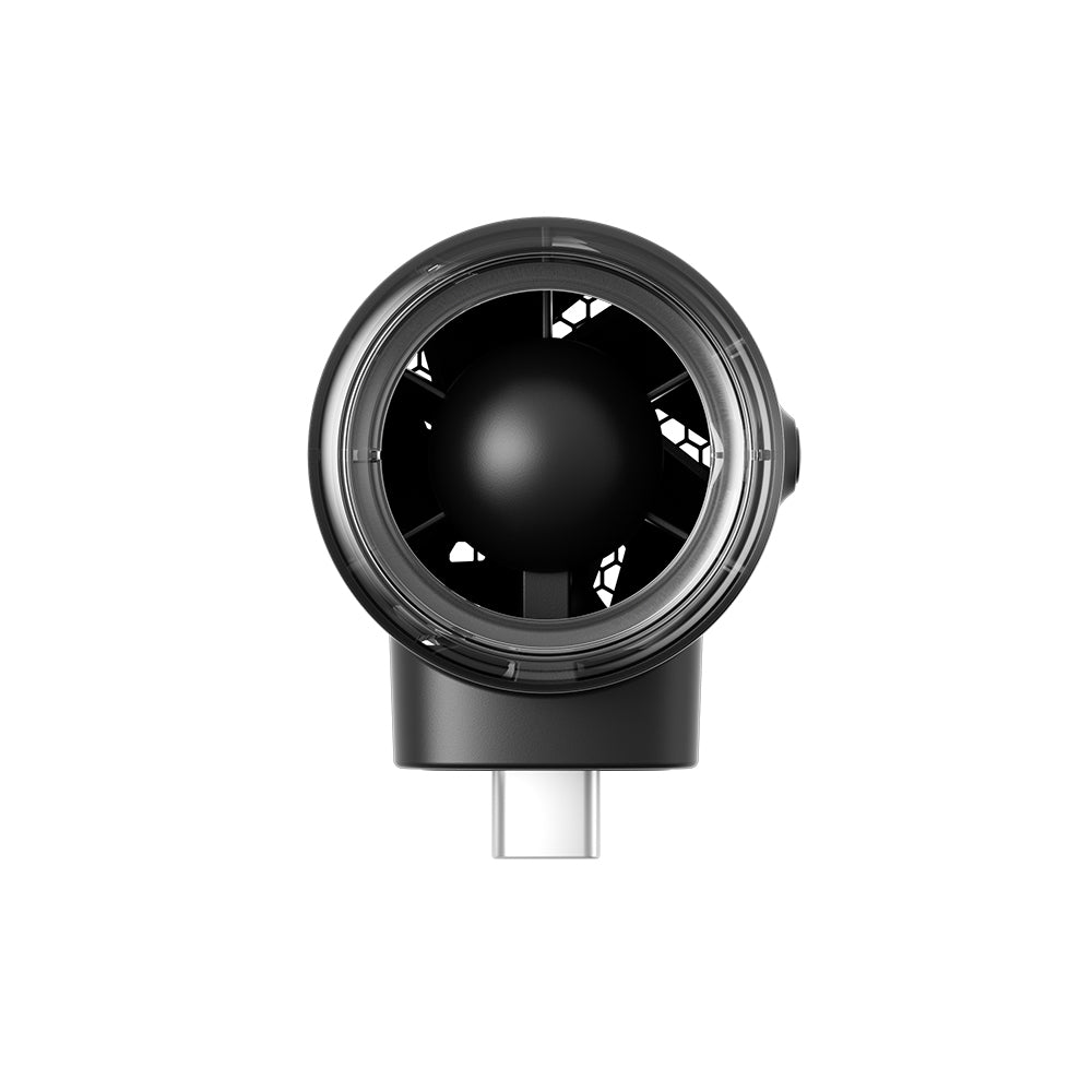 Aecooly PK01-F1 Type-C Bağlantılı 4 Kademeli Portatif Soğutucu Mini Fan Siyah