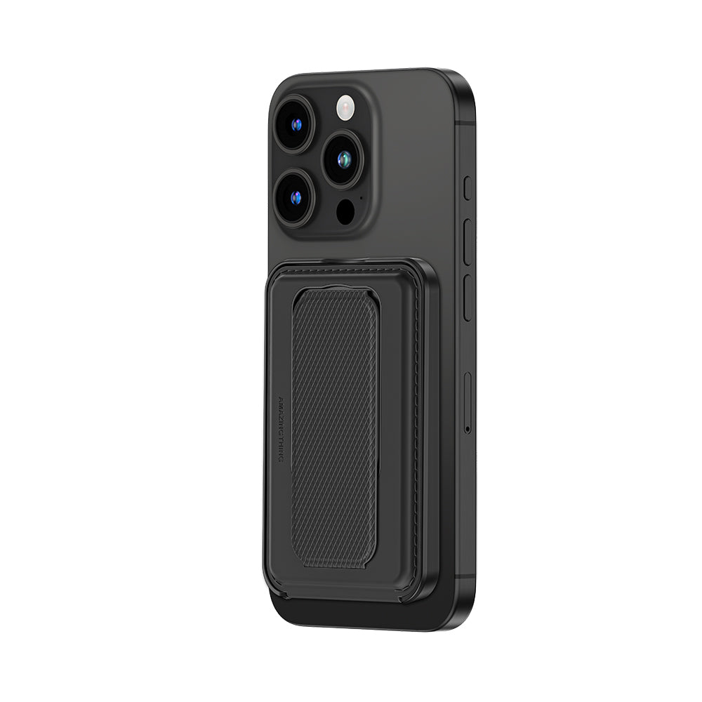 Amazingthing Glamour Link Fonksiyonel Çok Yönlü Grip Standlı Magnetik Kartlık Gri
