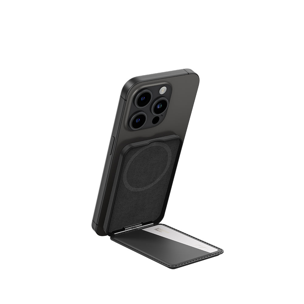Amazingthing Glamour Link Fonksiyonel Çok Yönlü Grip Standlı Magnetik Kartlık Siyah