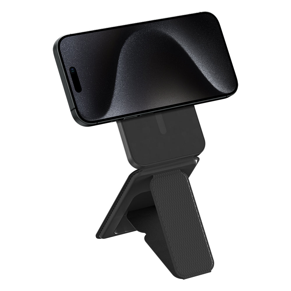 Amazingthing Glamour Link Fonksiyonel Çok Yönlü Grip Standlı Magnetik Kartlık Siyah