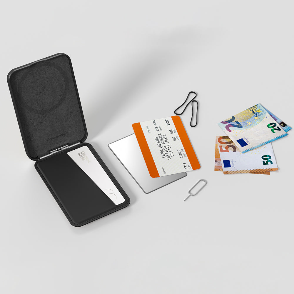 Amazingthing Glamour Link Fonksiyonel Çok Yönlü Grip Standlı Magnetik Kartlık Siyah