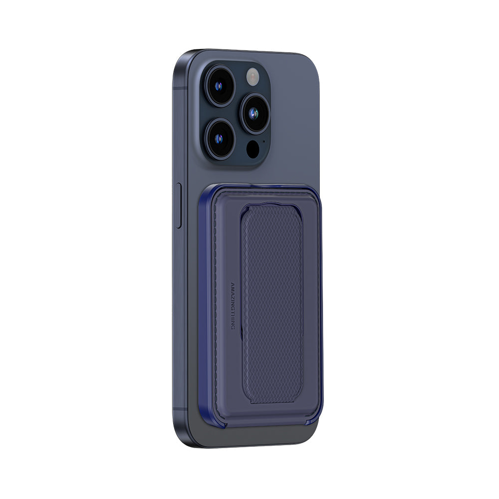 Amazingthing Glamour Link Fonksiyonel Çok Yönlü Grip Standlı Magnetik Kartlık Mavi