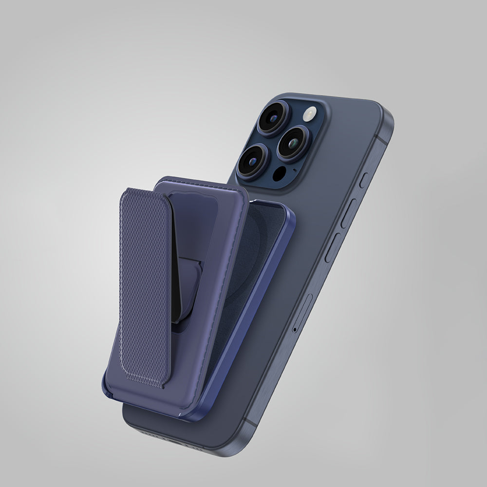 Amazingthing Glamour Link Fonksiyonel Çok Yönlü Grip Standlı Magnetik Kartlık Siyah