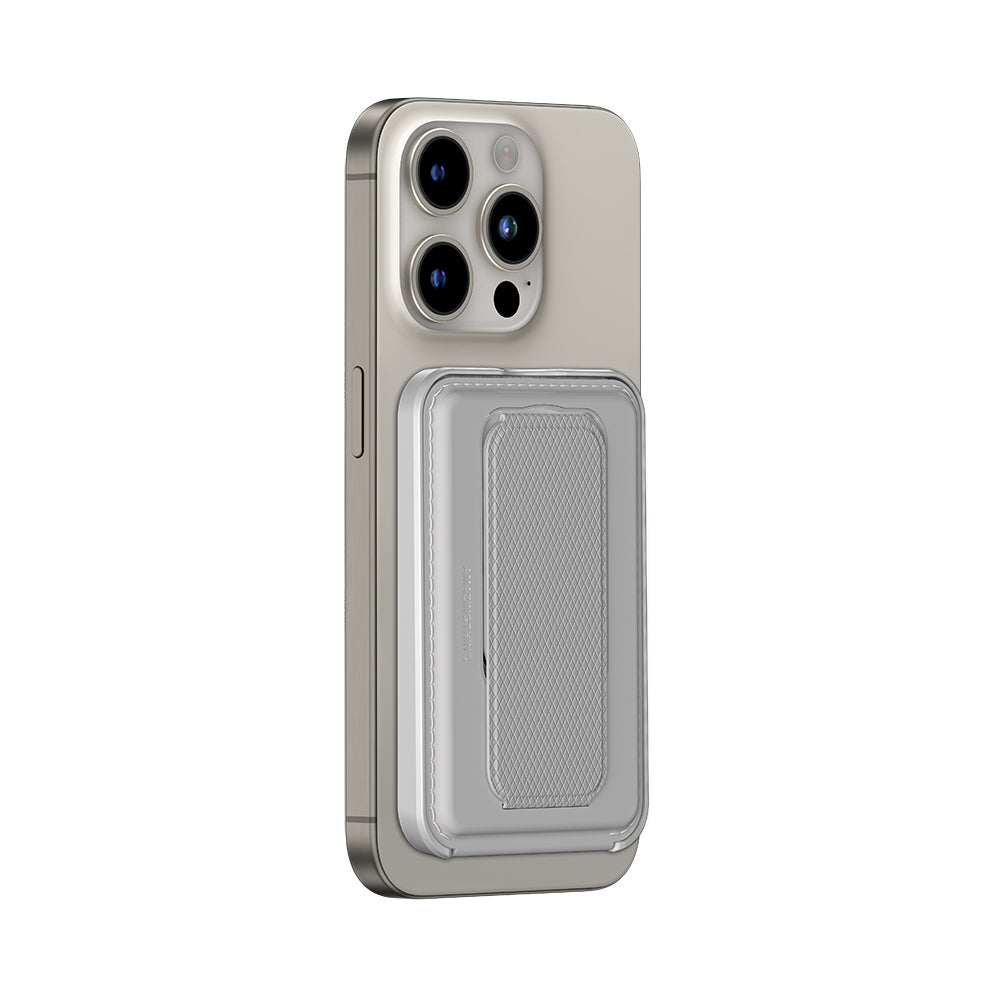 Amazingthing Glamour Link Fonksiyonel Çok Yönlü Grip Standlı Magnetik Kartlık Gri