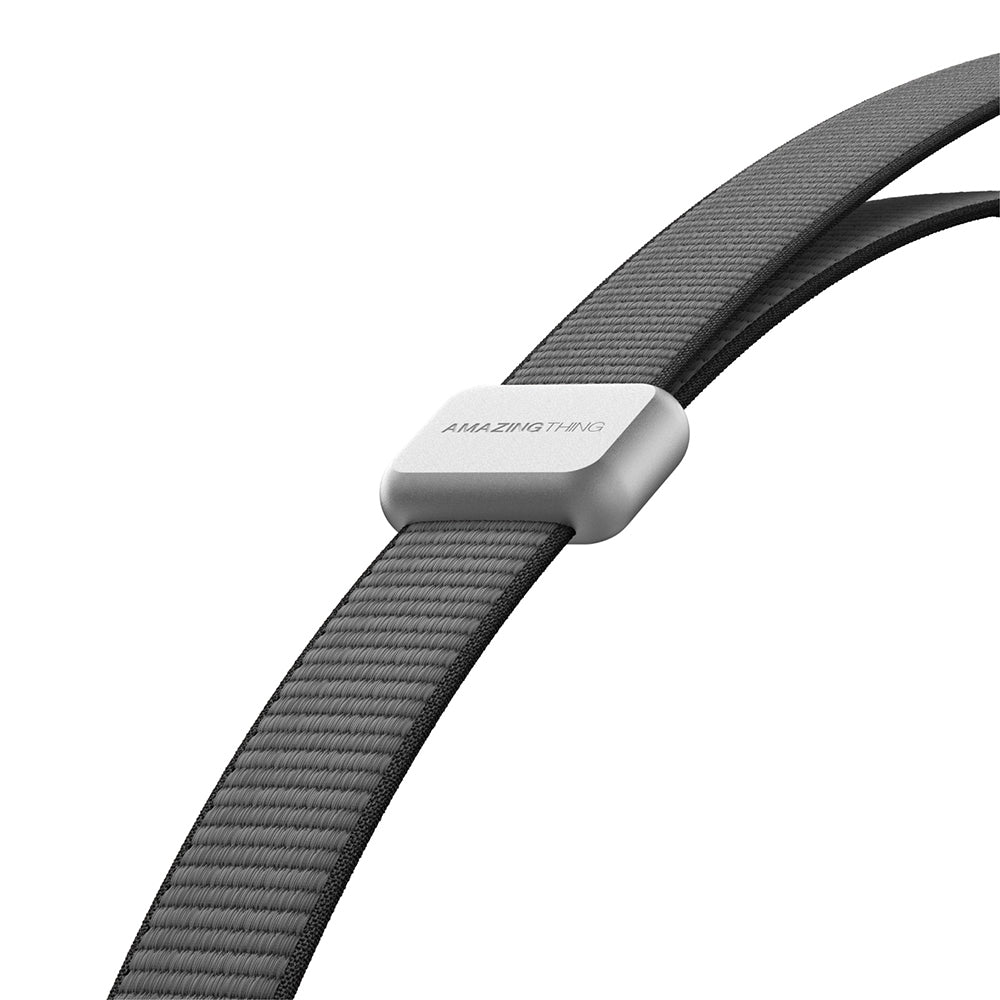 Amazingthing Titan Serisi Ayarlanabilir Manyetik Tasarımlı Telefon ve AirPods Boyun Askı İpi Mavi