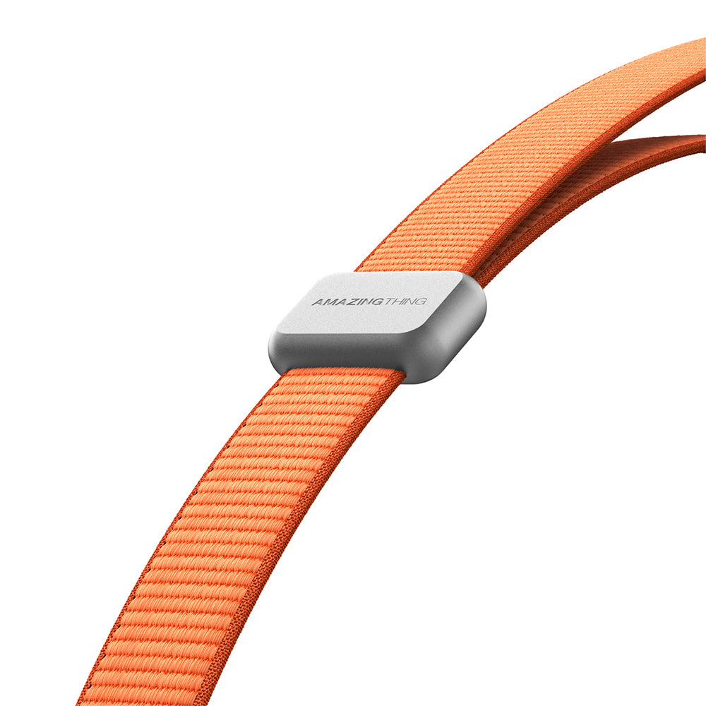 Amazingthing Titan Serisi Ayarlanabilir Manyetik Tasarımlı Telefon ve AirPods Boyun Askı İpi Mavi