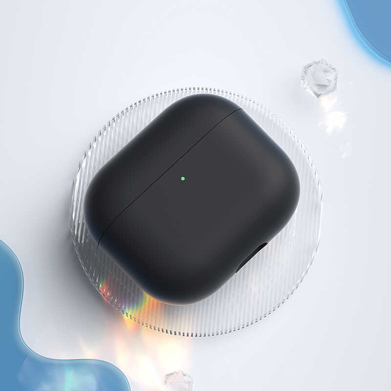 Airpods 3 Kılıf Benks Liquid Silikon PC Kılıf Yeşil