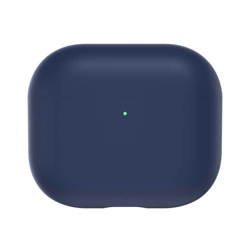 Airpods 3 Kılıf Benks Liquid Silikon PC Kılıf Mavi