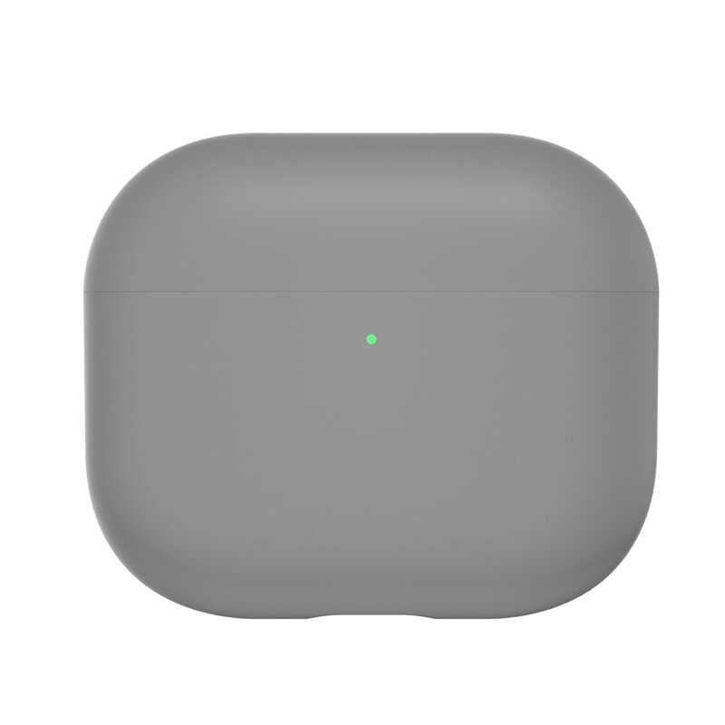Airpods 3 Kılıf Benks Liquid Silikon PC Kılıf Gri