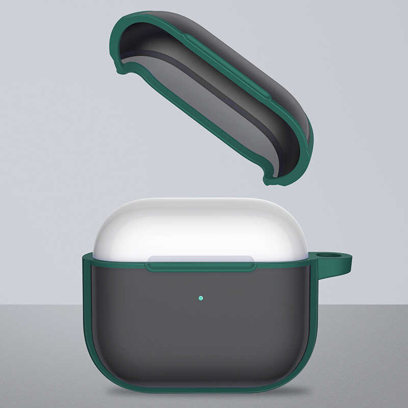 Airpods 3 Kılıf Benks Mist Hybrid Kılıf Siyah