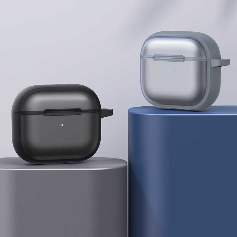 Airpods 3 Kılıf Benks Mist Hybrid Kılıf Siyah