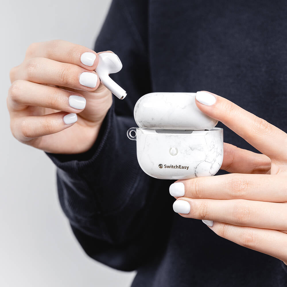 Airpods 3. Nesil Kılıf Çift IMD Baskılı Lisanslı Switcheasy Artist Kılıf Renksiz