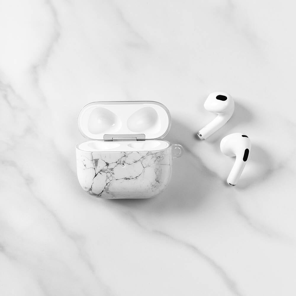 Airpods 3. Nesil Kılıf Çift IMD Baskılı Lisanslı Switcheasy Artist Kılıf Beyaz