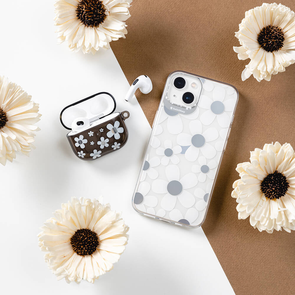 Airpods 3. Nesil Kılıf Çift IMD Baskılı Lisanslı Switcheasy Artist Kılıf Siyah