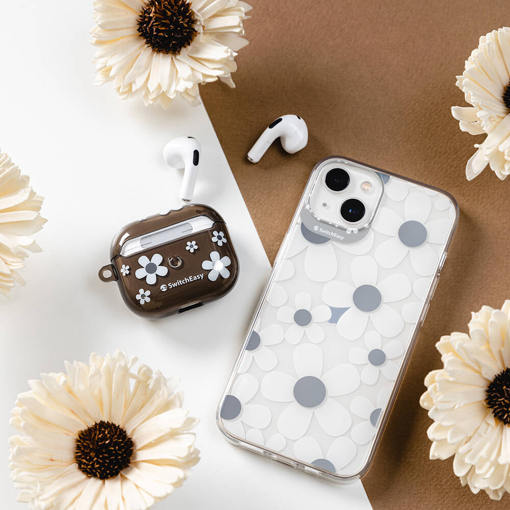 Airpods 3. Nesil Kılıf Çift IMD Baskılı Lisanslı Switcheasy Artist Kılıf Siyah
