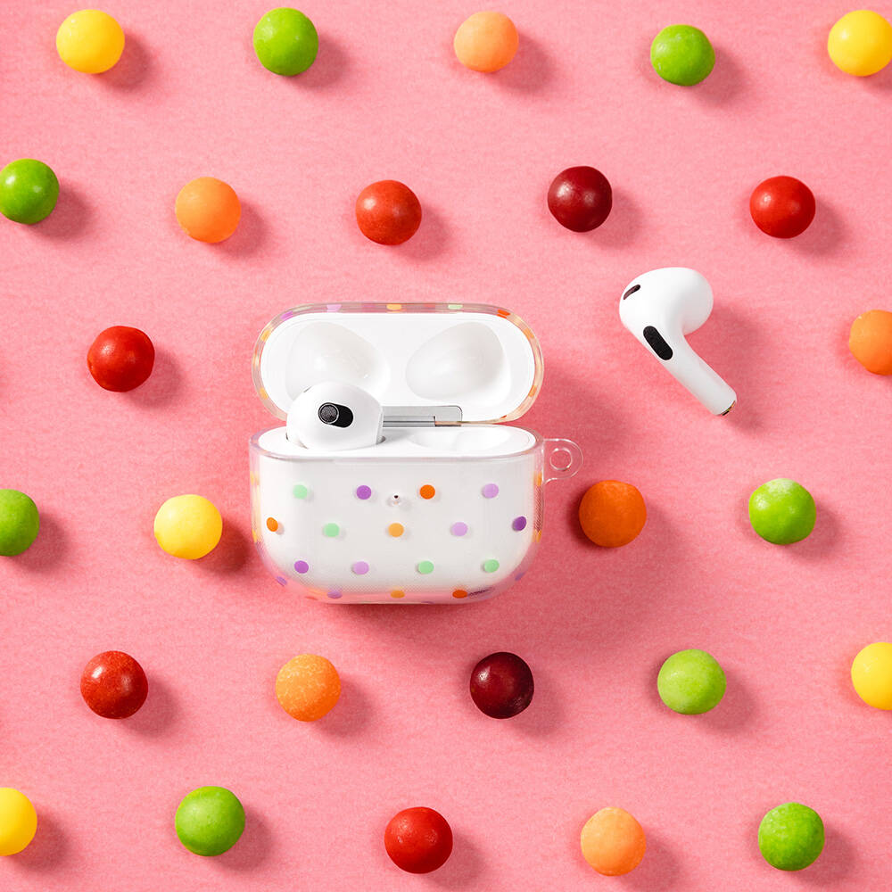 Airpods 3. Nesil Kılıf Çift IMD Baskılı Lisanslı Switcheasy Artist Kılıf Beyaz