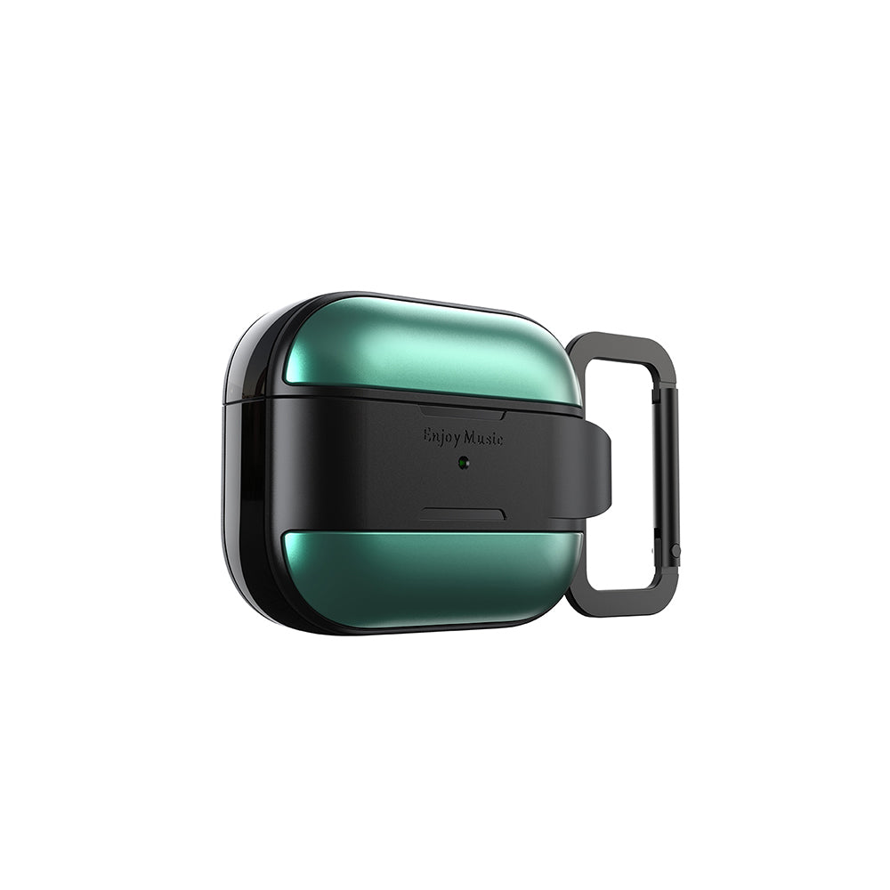 Apple AirPods 3. Nesil Kılıf M-Safe Şarj Özellikli Mutural Meiwo Serisi Kapak Yeşil