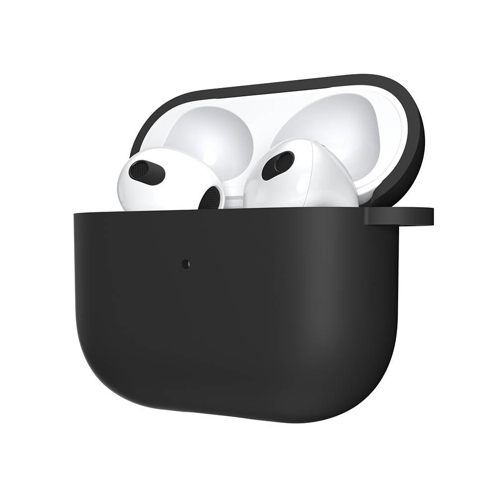 Airpods 3. Nesil Kılıf Yumuşak Dokunuşlu Likit Silikon Tasarımlı Lisanslı Switcheasy Skin Kılıf Yeşil