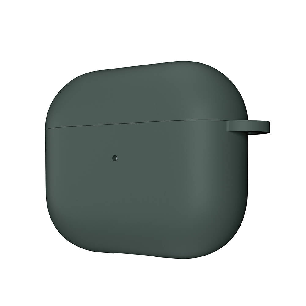 Airpods 3. Nesil Kılıf Yumuşak Dokunuşlu Likit Silikon Tasarımlı Lisanslı Switcheasy Skin Kılıf Siyah