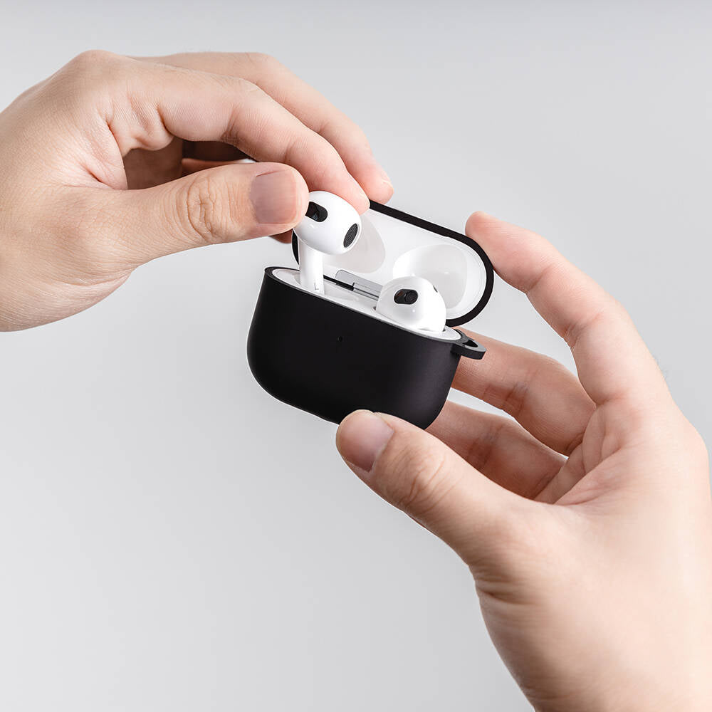 Airpods 3. Nesil Kılıf Yumuşak Dokunuşlu Likit Silikon Tasarımlı Lisanslı Switcheasy Skin Kılıf Yeşil