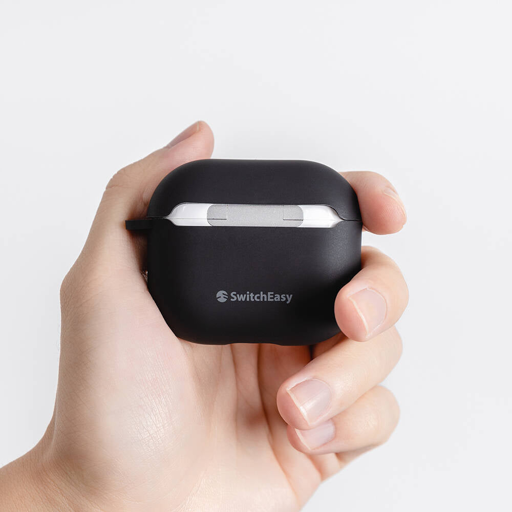 Airpods 3. Nesil Kılıf Yumuşak Dokunuşlu Likit Silikon Tasarımlı Lisanslı Switcheasy Skin Kılıf Yeşil