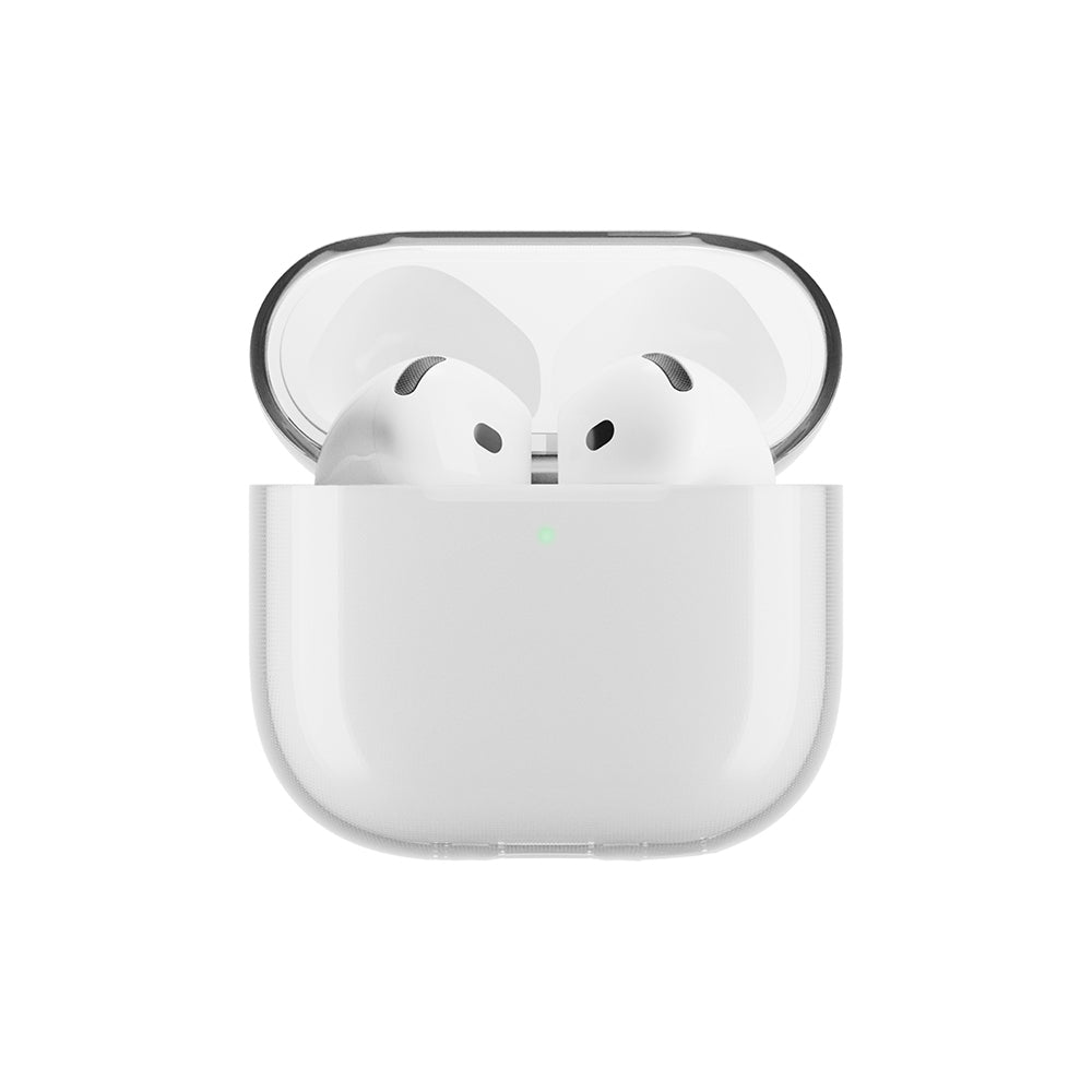 Apple AirPods 4 Kılıf Qi M-Safe Şarj Özellikli Native Union RE Clear Serisi Silikon Kapak Şeffaf