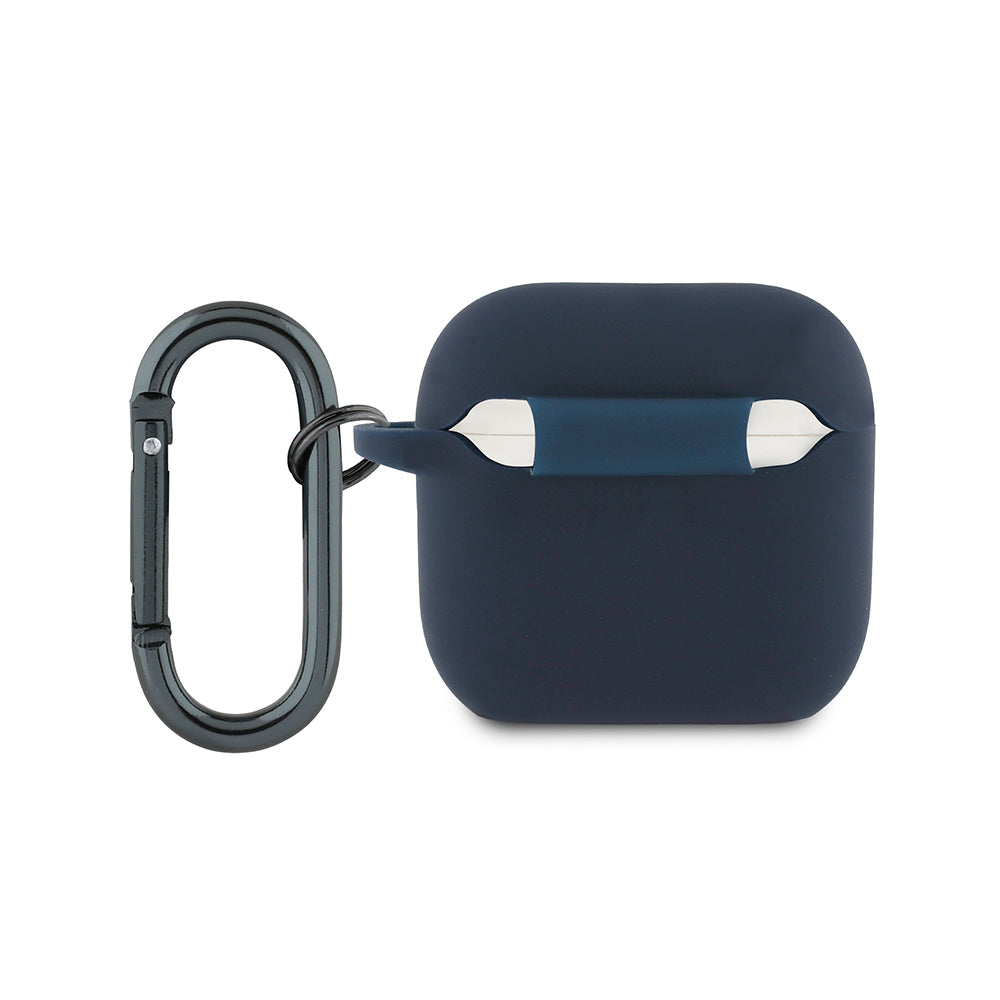 Apple Airpods 4 Kılıf Redbull Orjinal Lisanslı Baskı Logolu Askı Aparatlı Silikon Kapak Lacivert