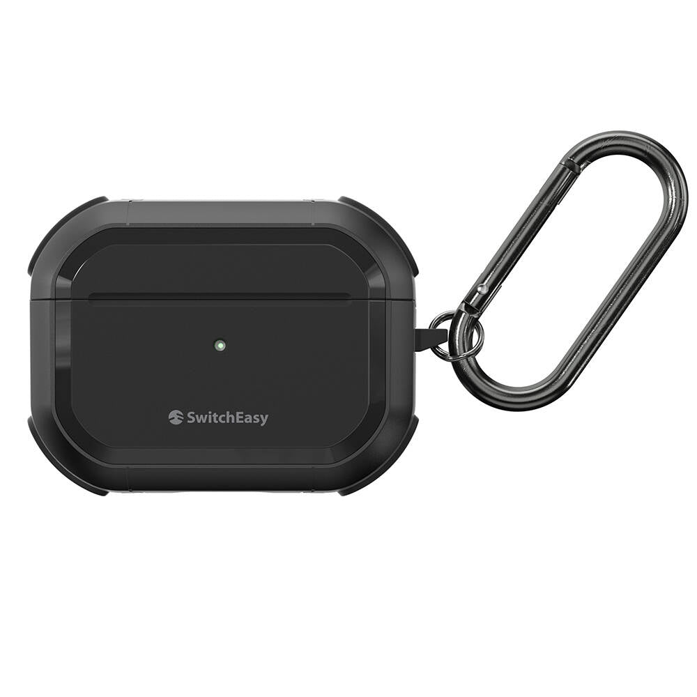 Airpods Pro 2 Kılıf Airbag Korumalı Ultra Sağlam Lisanslı Switcheasy Defender Kılıf Siyah