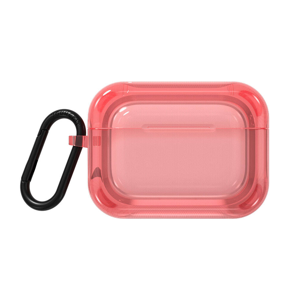 Airpods Pro 2 Kılıf Saydam Jelly Tasarımlı Youngkit Candy Serisi Kılıf Kırmızı