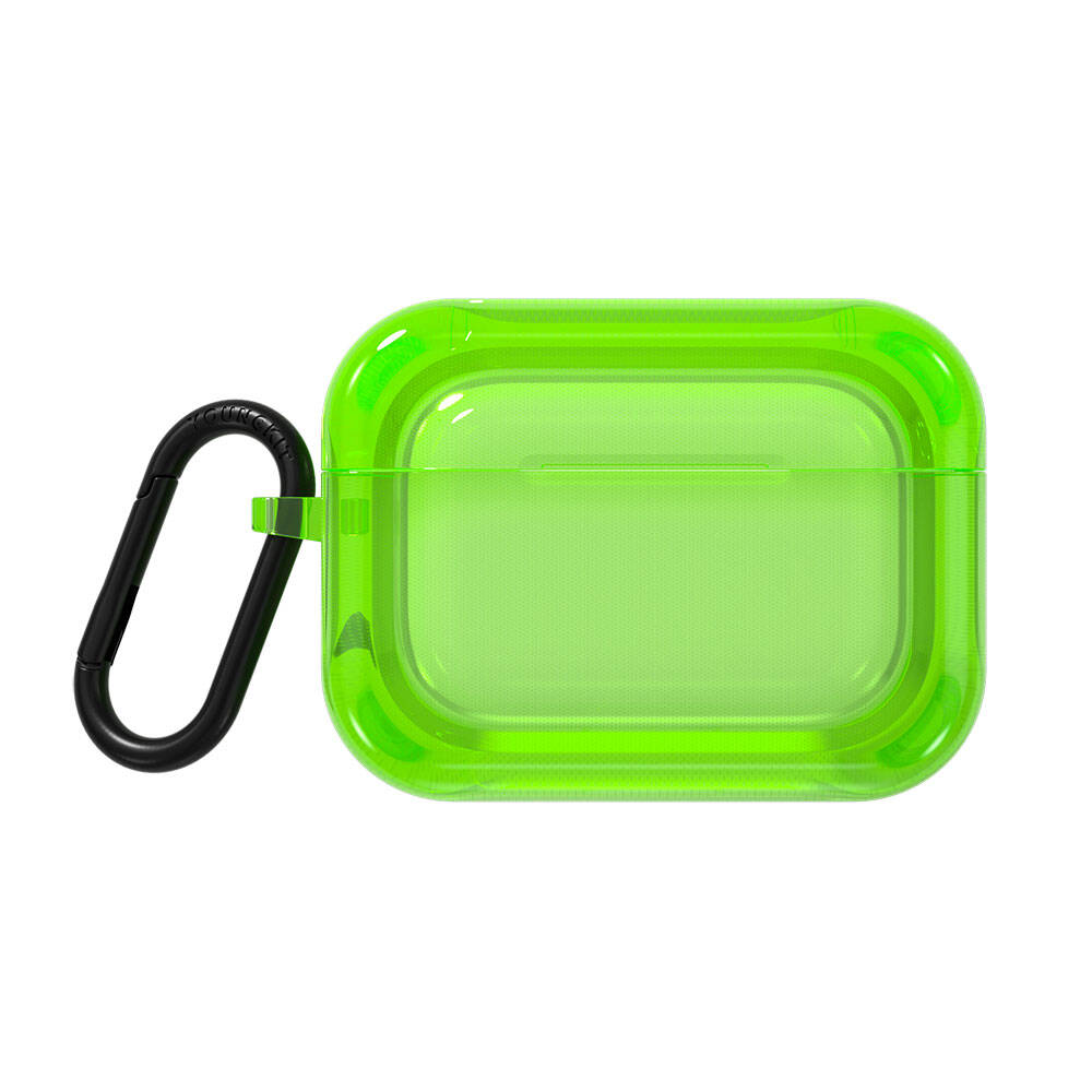 Airpods Pro 2 Kılıf Saydam Jelly Tasarımlı Youngkit Candy Serisi Kılıf Yeşil