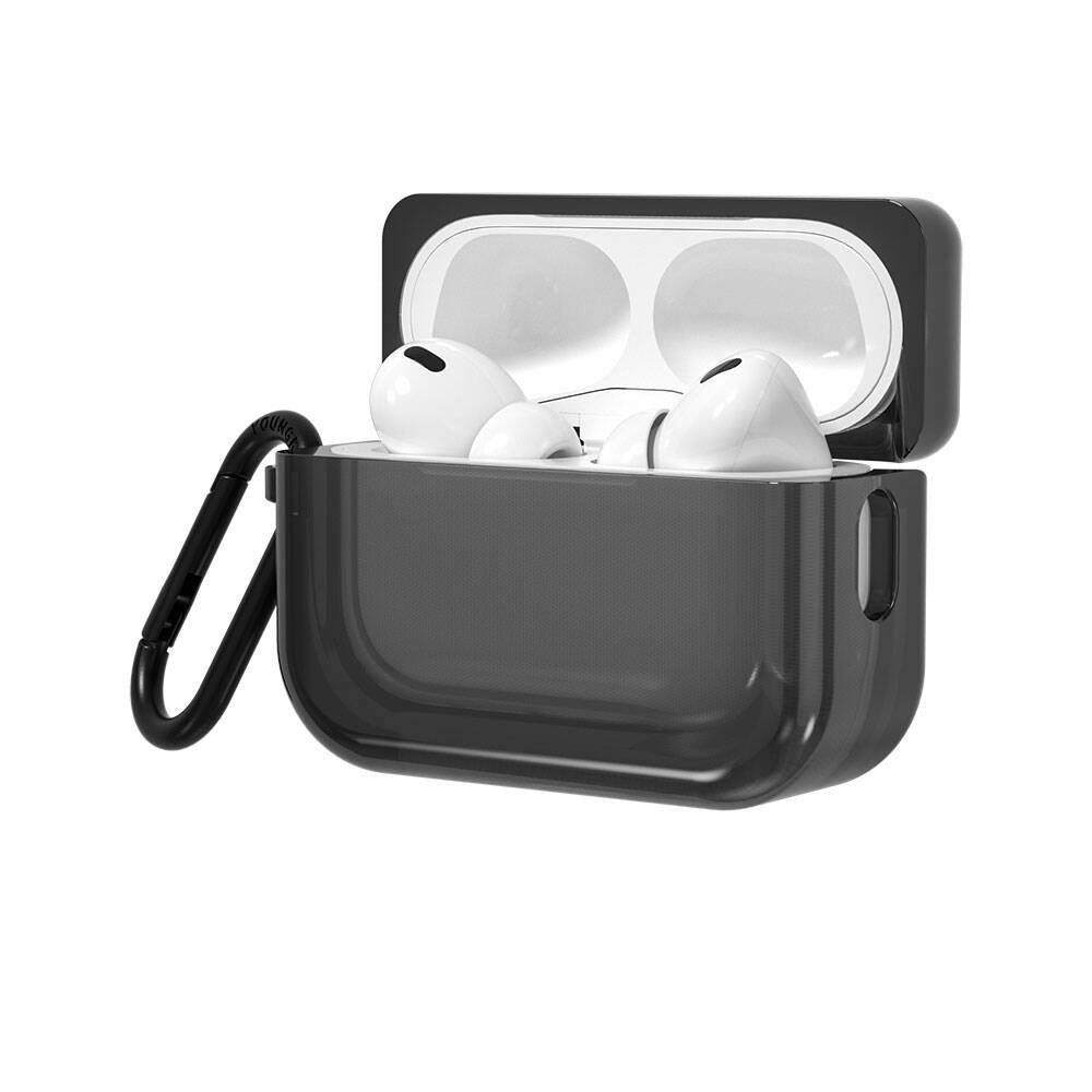 Airpods Pro 2 Kılıf Saydam Jelly Tasarımlı Youngkit Candy Serisi Kılıf Yeşil