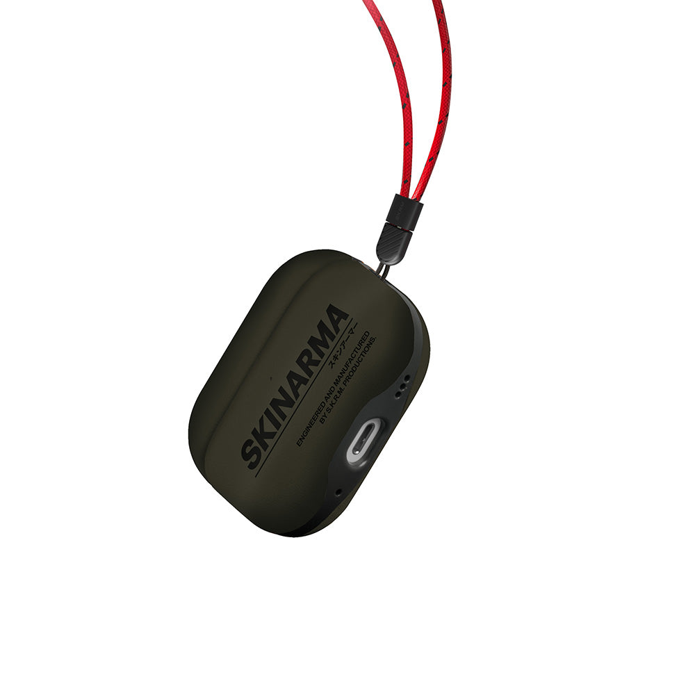 Airpods Pro 2 Kılıf SkinArma PU Deri Tasarım Spunk Kılıf Krem