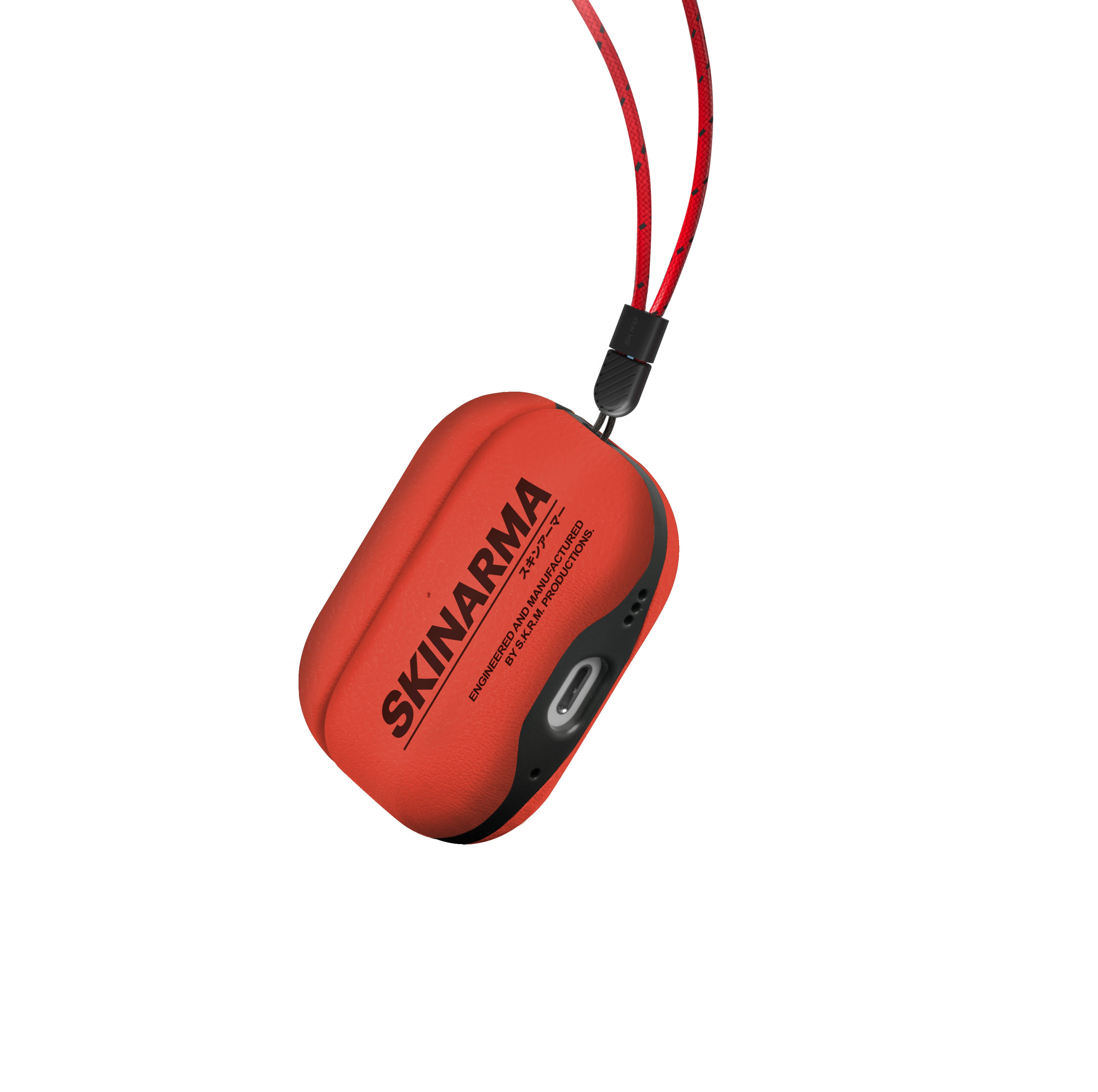 Airpods Pro 2 Kılıf SkinArma PU Deri Tasarım Spunk Kılıf Krem