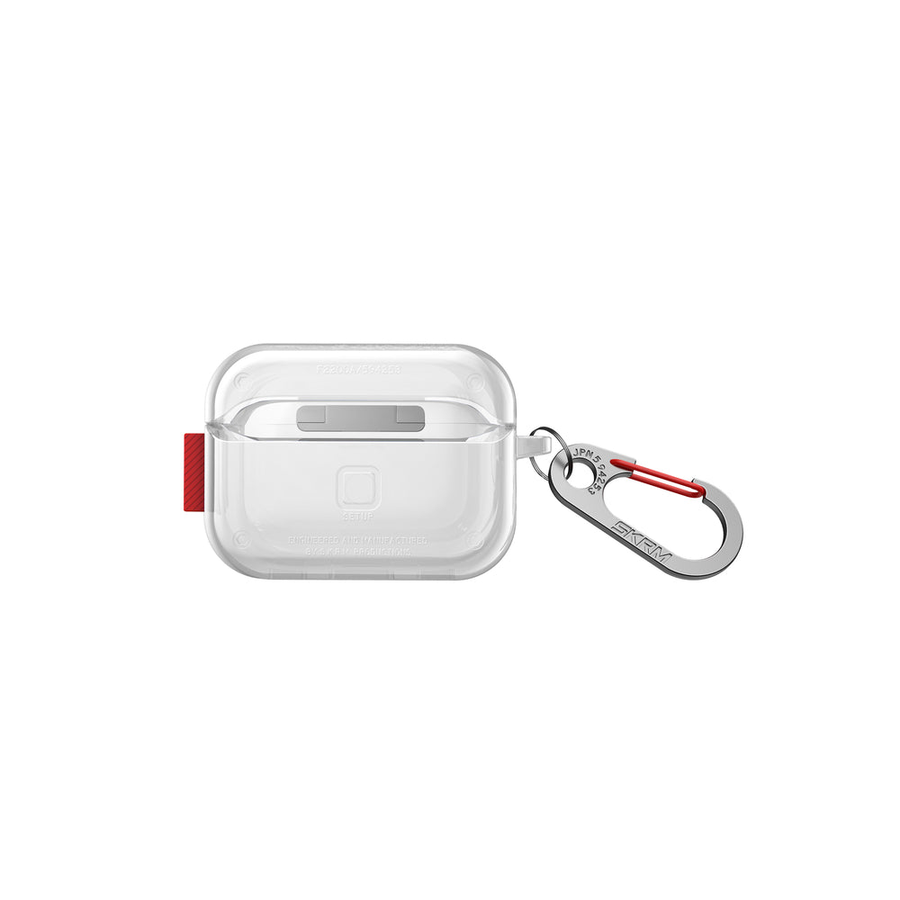 Airpods Pro 2 Kılıf SkinArma Şeffaf Renkli Airbagli Tasarım Saido Kılıf Renksiz