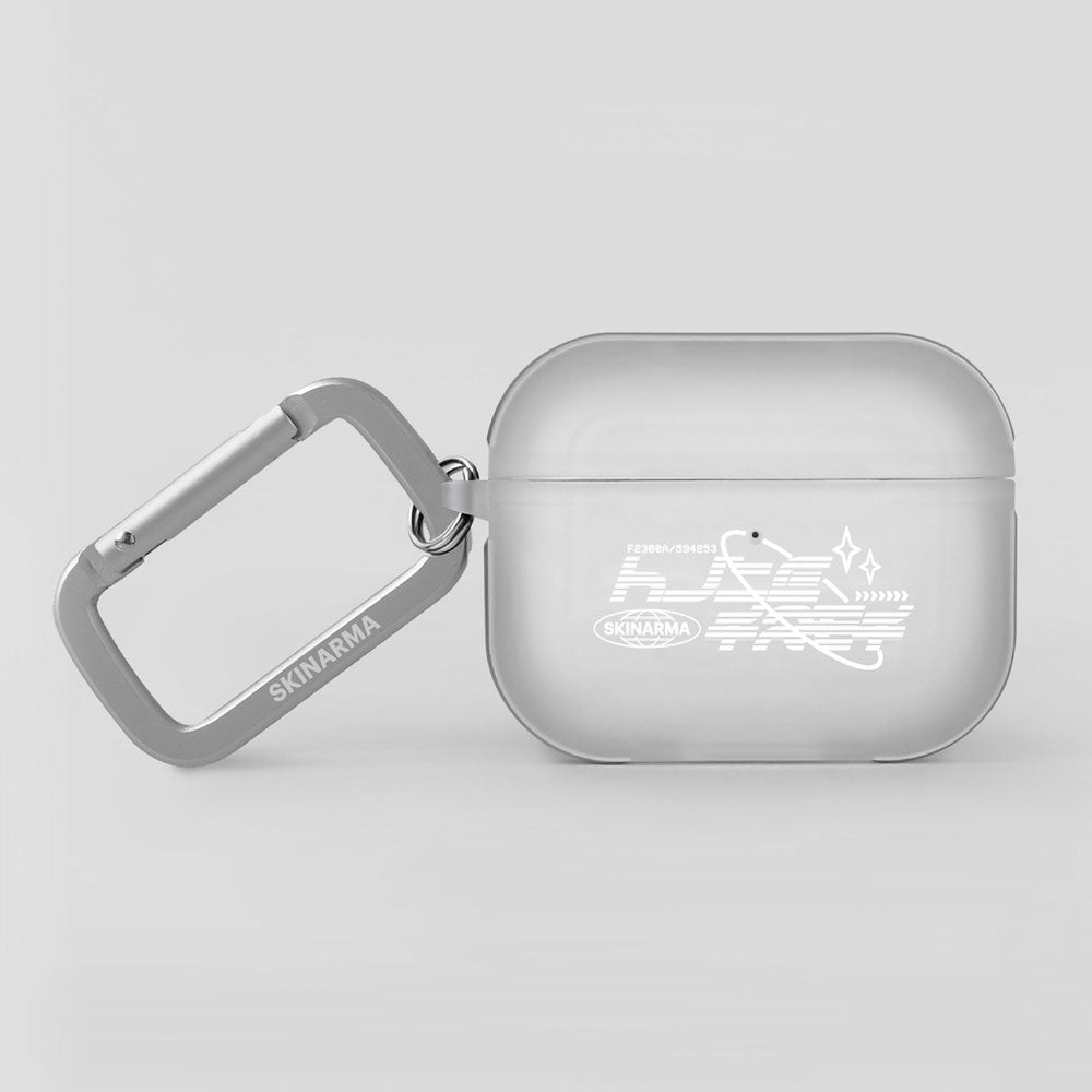 Airpods Pro 2 Kılıf SkinArma Transparan Mat Tasarım Kinzoku Kılıf Beyaz