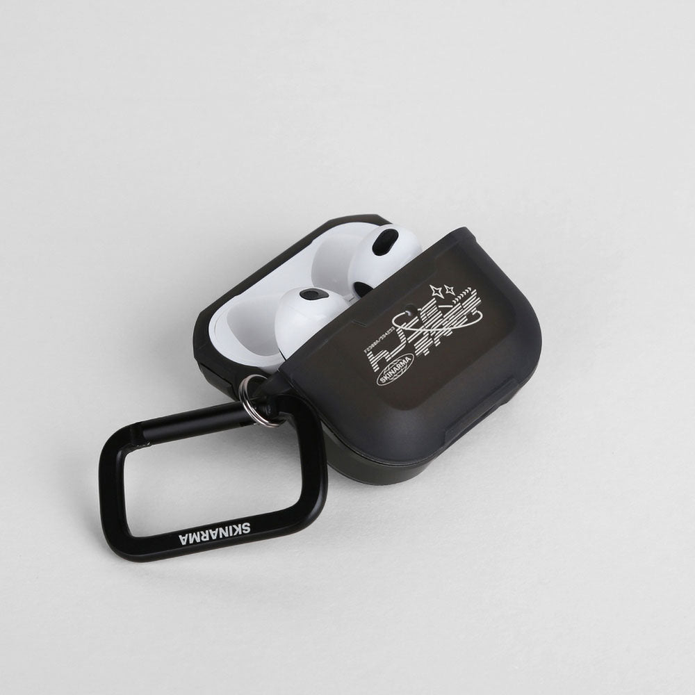 Airpods Pro 2 Kılıf SkinArma Transparan Mat Tasarım Kinzoku Kılıf Beyaz