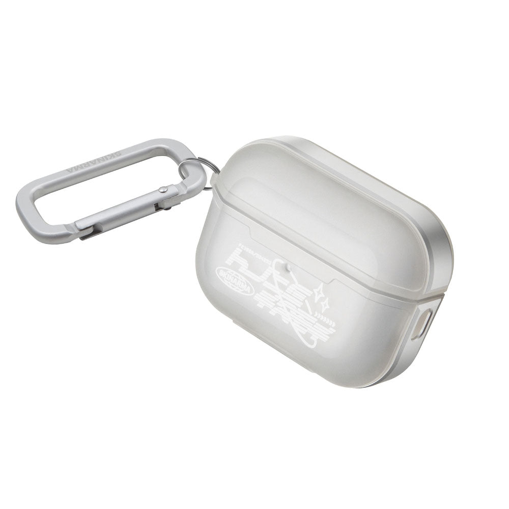 Airpods Pro 2 Kılıf SkinArma Transparan Mat Tasarım Kinzoku Kılıf Beyaz