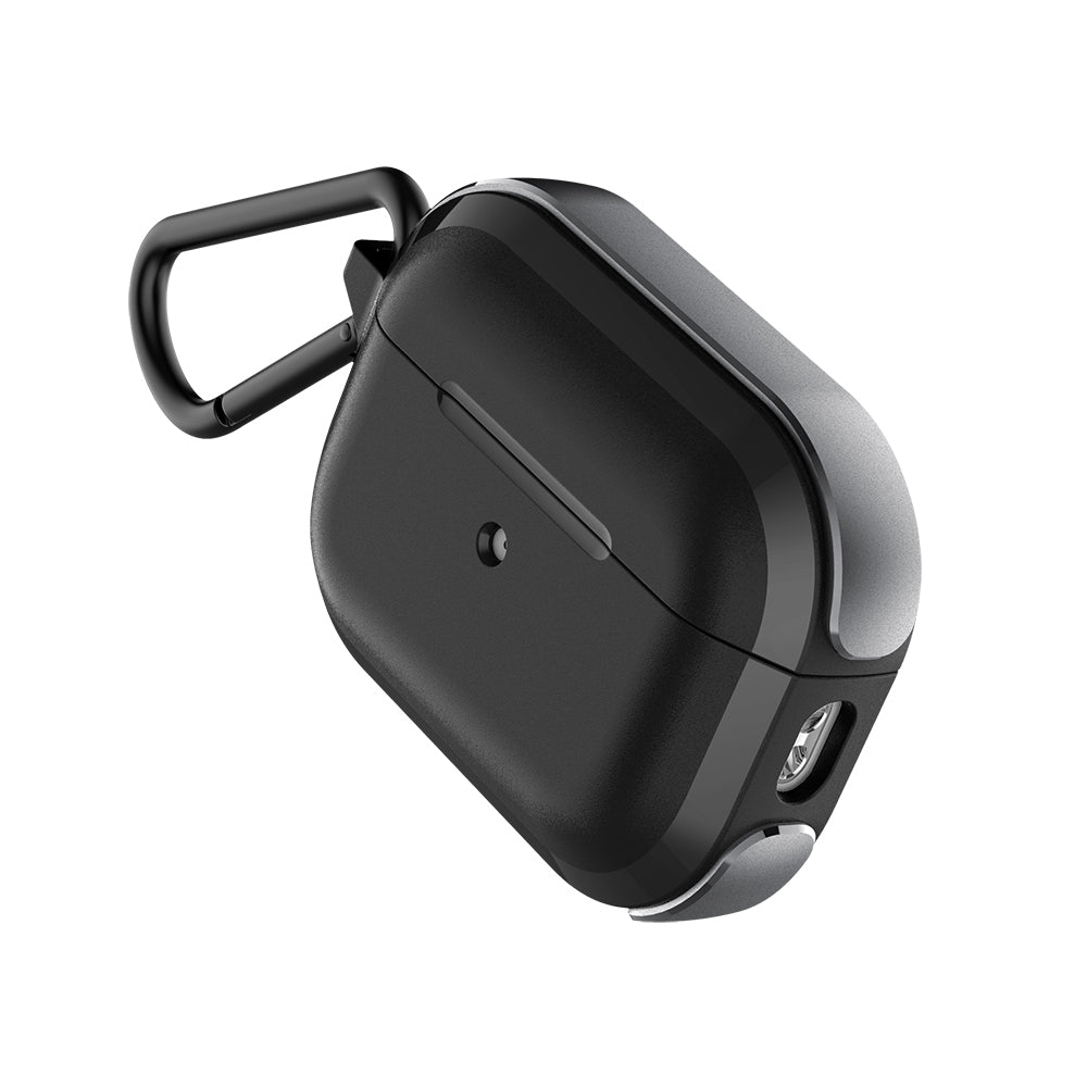 Airpods Pro 2 Raptic Trek Serisi Askı Aparatlı Kulaklık Kılıfı Siyah