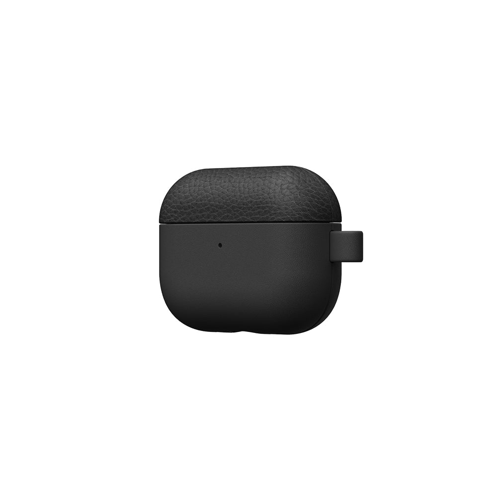 Apple AirPods Pro 3 Amazingthing Glamour Classique Serisi Deri Tasarımlı Kapak Siyah