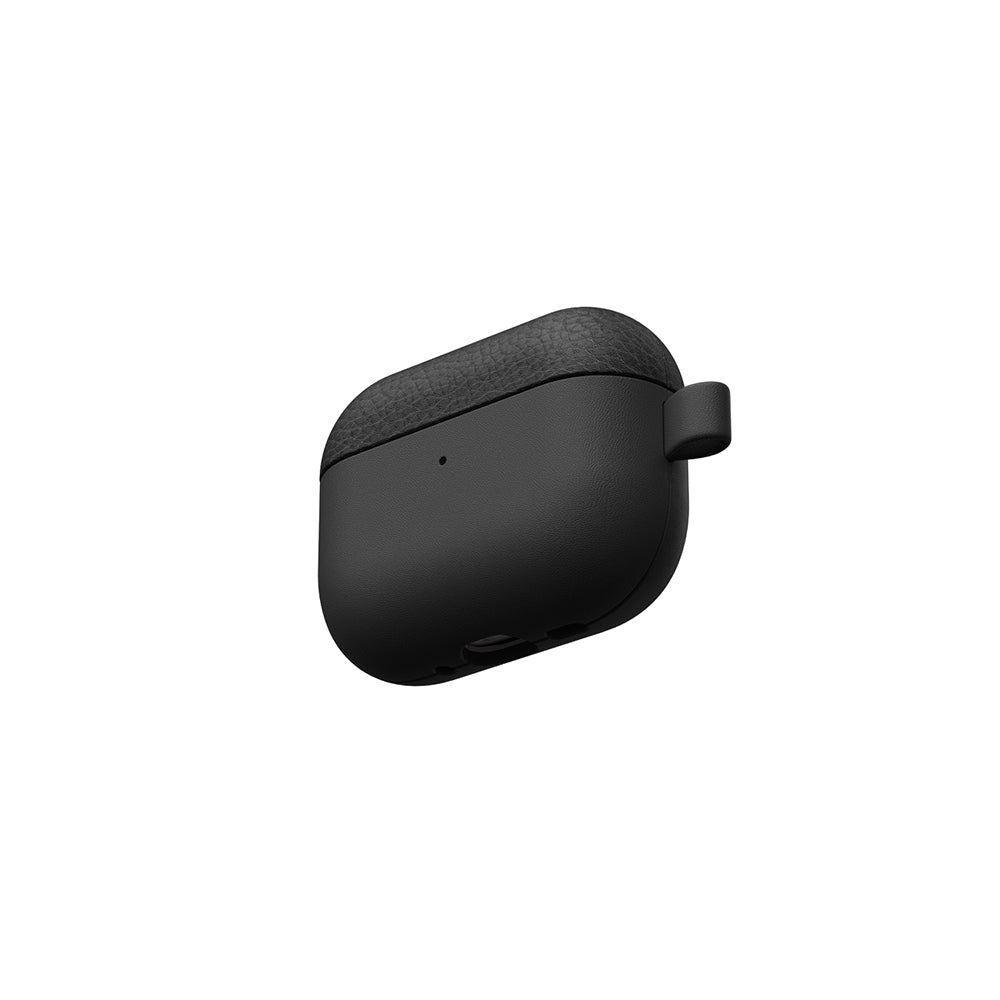 Apple AirPods Pro 3 Amazingthing Glamour Classique Serisi Deri Tasarımlı Kapak Siyah