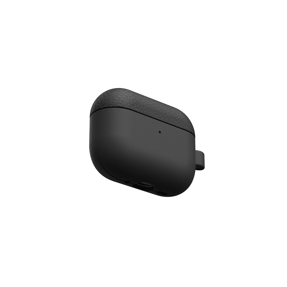 Apple AirPods Pro 3 Amazingthing Glamour Classique Serisi Deri Tasarımlı Kapak Siyah