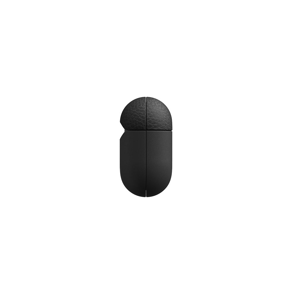 Apple AirPods Pro 3 Amazingthing Glamour Classique Serisi Deri Tasarımlı Kapak Siyah