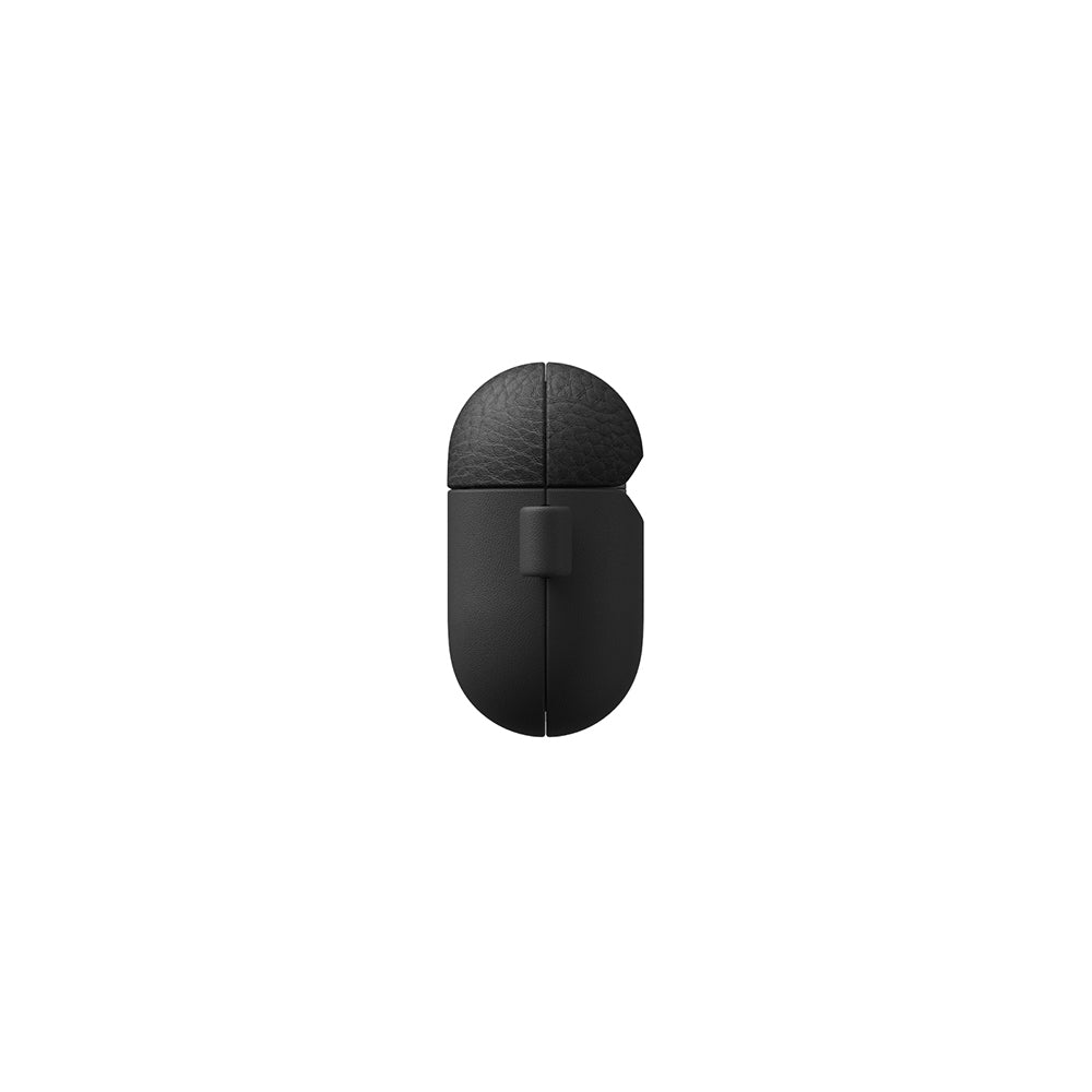 Apple AirPods Pro 3 Amazingthing Glamour Classique Serisi Deri Tasarımlı Kapak Siyah